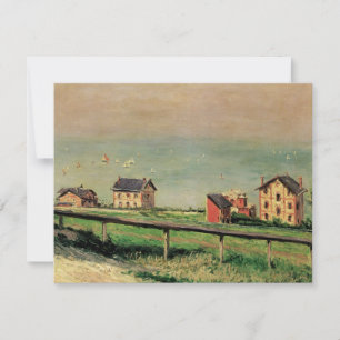 Regata em Villerville por Gustave Caillebotte