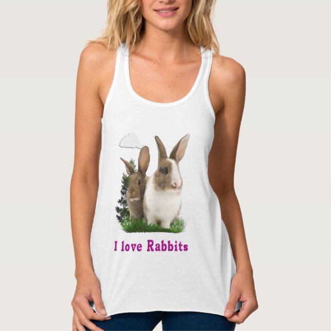 Regata Eu adoro Rabbitts (Frente)