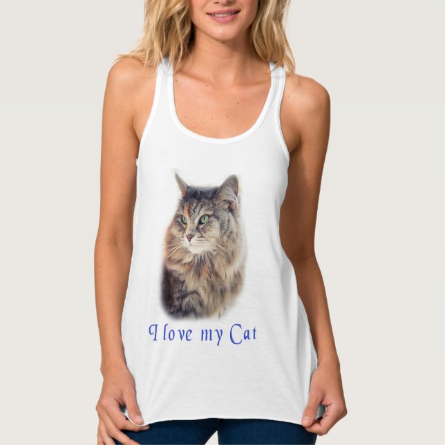Regata Eu amo meu gato (Frente)