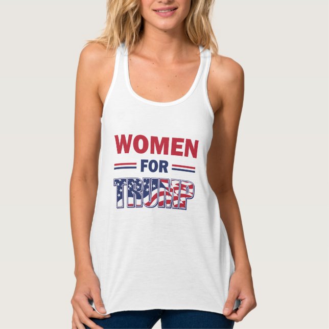 Regata Excelente Mulheres por Trump Keep America (Frente)