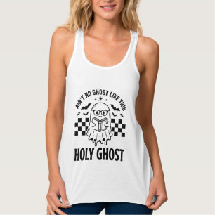 Regata Fantasma de Halloween Espírito Santo Engraçado Vin