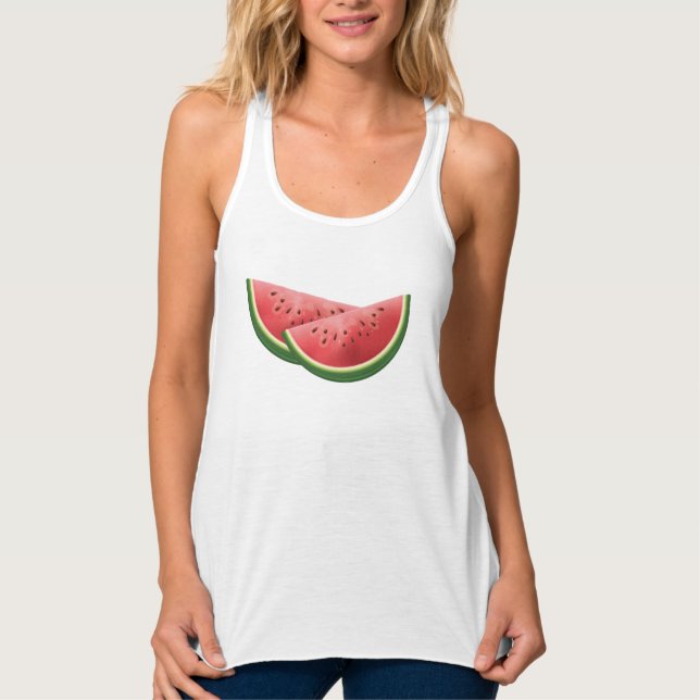 Regata Fatias de Fruta de Melancia de Verão (Frente)