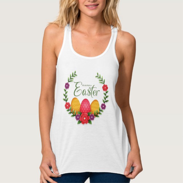 Regata Flores De Ovos De felz pascoa-23798 (Frente)