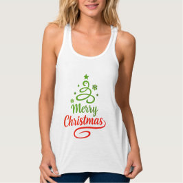 Regata Freefit Merry Christmas Tank | Women's Bella+Canva