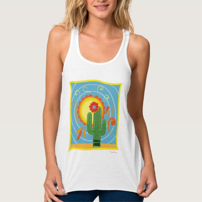 Regata Frida Kahlo Cactus Graphic (Frente)