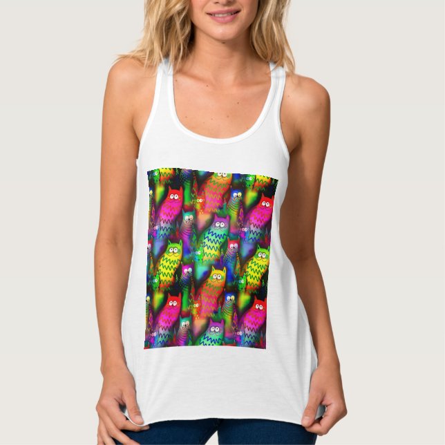 Regata Funny Cats Pattern-54578 (Frente)
