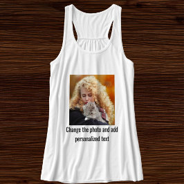 Regata Gato Fofo Mãe Família Foto Branco Personalizado