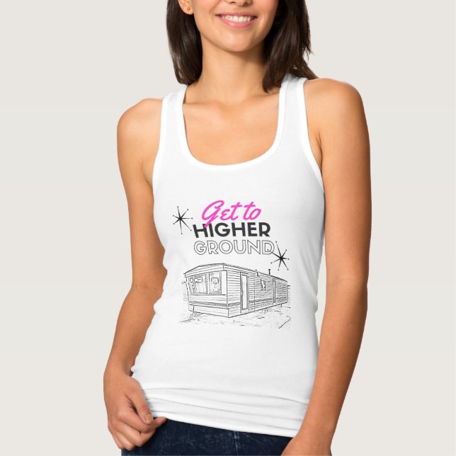 Regata get to higher ground tank - promotional (Frente)