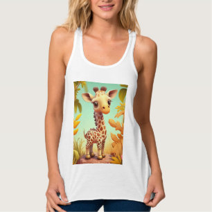 Regata Girafa Bebê Fofo Tropical Cartoon-37560