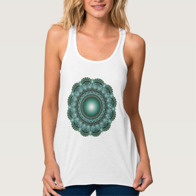 Regata Glossy ornate fractal mandala (Frente)
