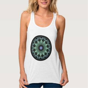Regata Glowing fractal star round pattern