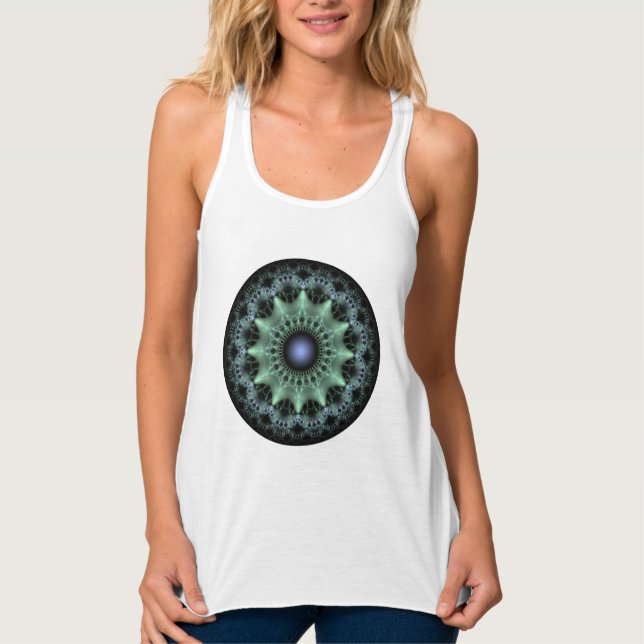 Regata Glowing fractal star round pattern (Frente)