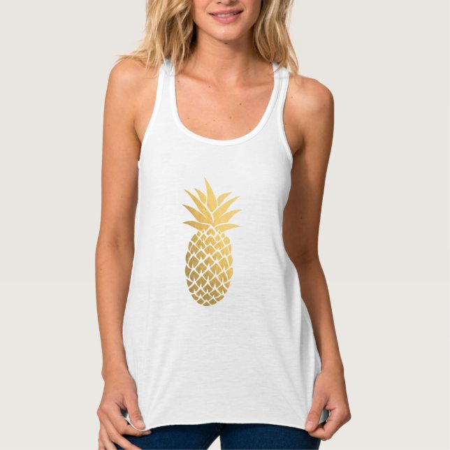 Regata Gold Foil Pineapple Hawaiian (Frente)