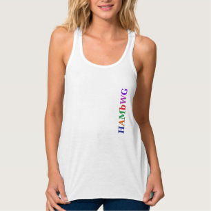 Regata HAMbyWG - 10 Cores - Tanque Racerback - Logotipo L