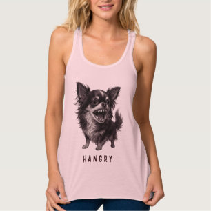 Regata Hangry Chihuahua - Engraçada E Agressiva Assustado