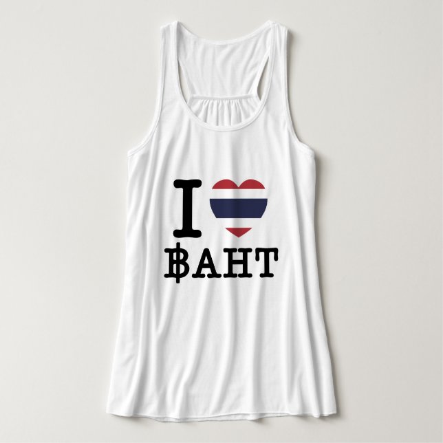 Regata I Heart (Love) Baht (Frente do Design)