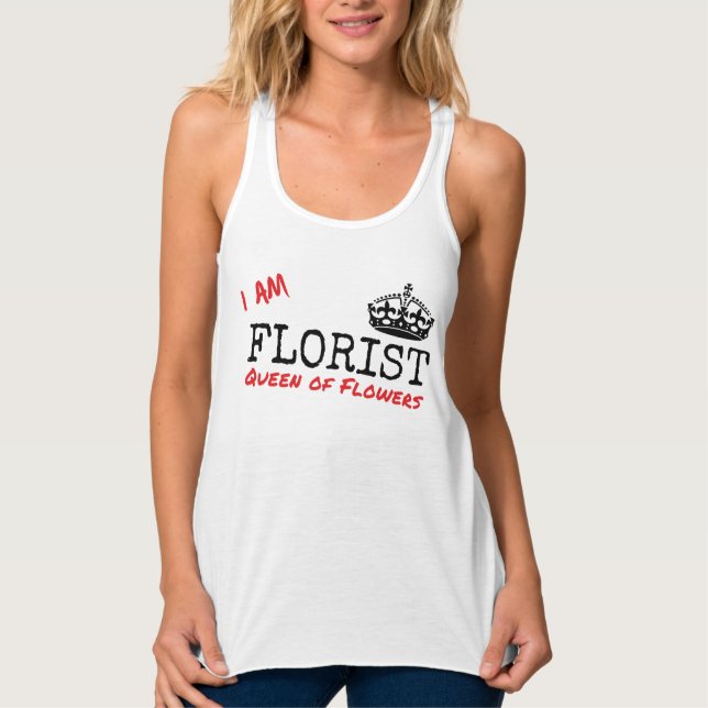 Regata IAF Tanktop "Rainha das Flores" (Frente)