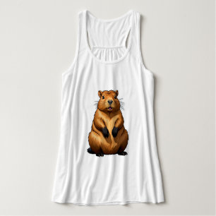 Regata Ilustração Animal da Capybara Rodent Cute