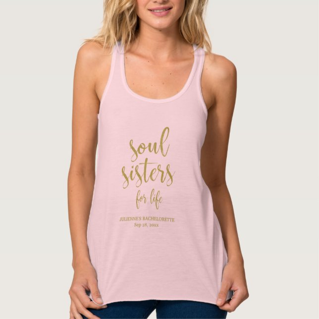 Regata Irmãs do Soul para a Vida Brilho Despedida de Solt (Frente)