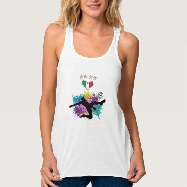 Regata Itália Splash Bandeira do Ventilador de Futebol (Frente)