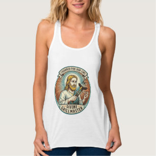 Regata Jesus Completamente Queimado Preto Cachorro Quente