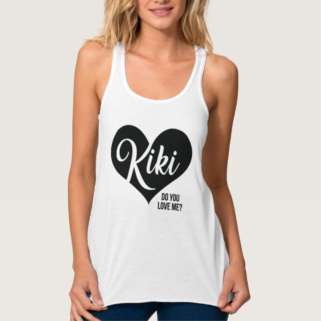Regata Kiki - você ama-me? - Veste (Frente)
