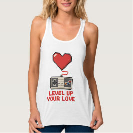Regata Level Up Your Love, Retro Pixel Gaming Design