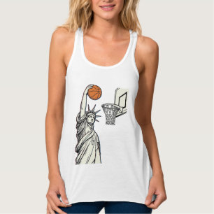Regata Liberdade Basquete Enterrada Desenho de Gravura Vi