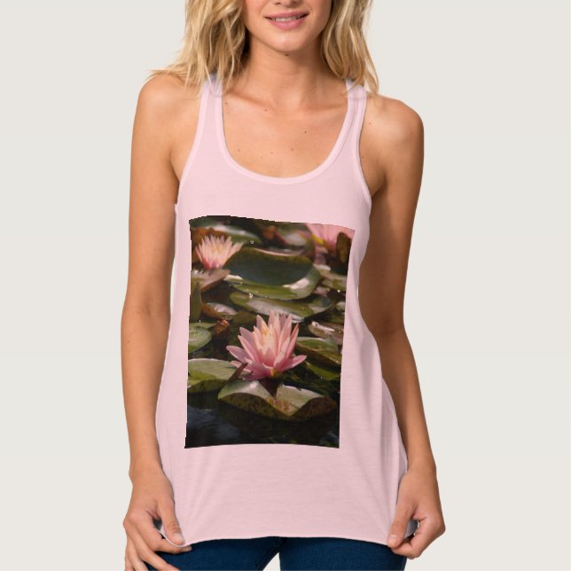 Regata Lírios de água do Lotus Rosa (Frente)