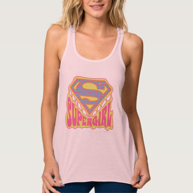 Regata Logotipo 2 da Supergirl Groovy (Frente)