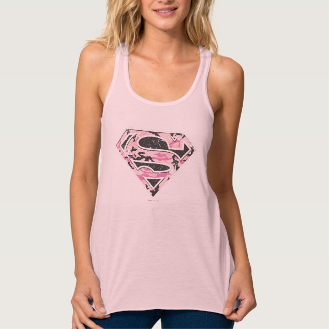 Regata Logotipo da Camouflage da Supergirl (Frente)