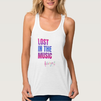 Regata Lost in the Music white tanktop women