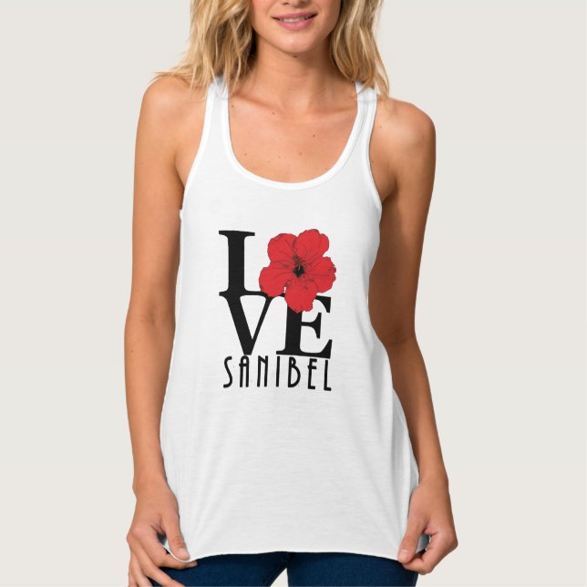 Regata LOVE Sanibel Red Hibiscus (Frente)