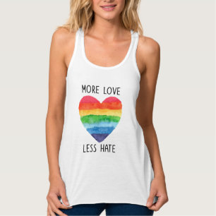 Regata Mais amor menos camisola de alças do ódio