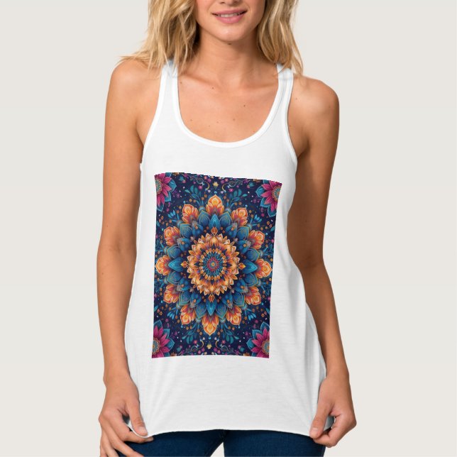 Regata Mandala Flower Digital Art Style- 23907. (Frente)