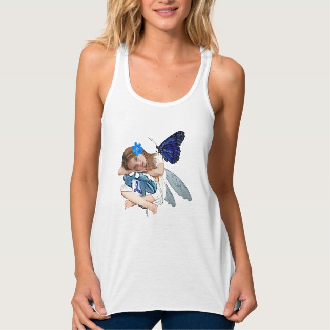Regata ME/SFC Menina Anjo Fada da Fadiga Crônica (Frente)