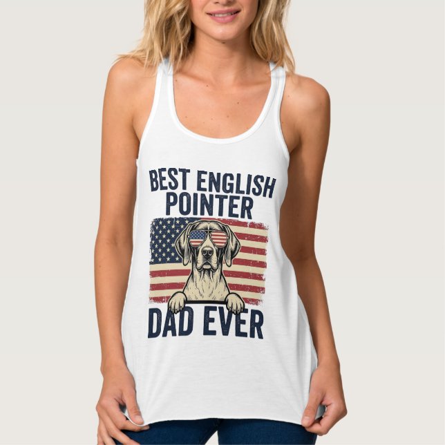 Regata Melhor Pai Pointer Inglês Patriota de Sempre Cacho (Frente)