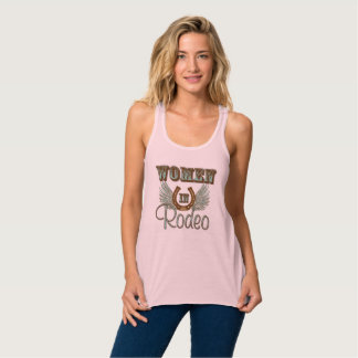 Regata Mulheres no tanque de Flowy Racerback do rodeio