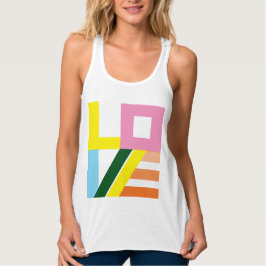 Regata Multi-colored "LOVE" tank