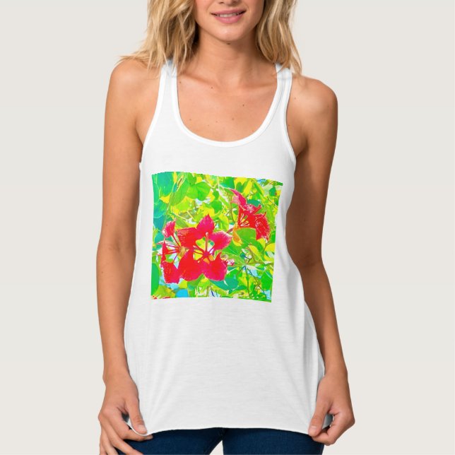 Regata Murugi Veste Bella+Canvas Flor Racerback (Frente)