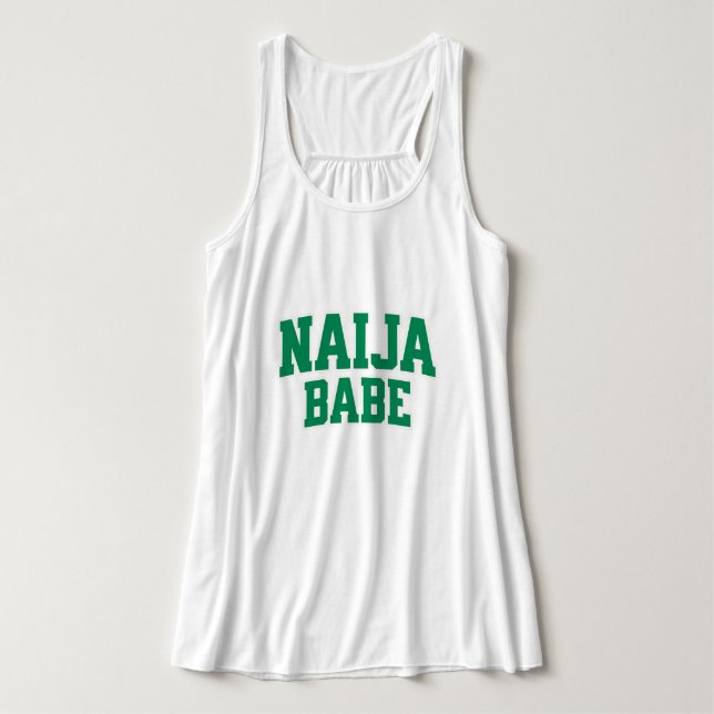Regata Naija Babe Orgulho Nigeriano (Frente do Design)