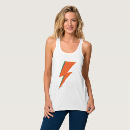 Regata NP Orange Bolt - Tanque Flor das Mulheres - Topo