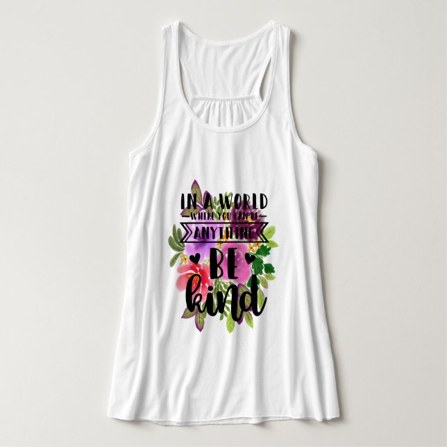 Regata Num mundo onde você pode ser qualquer coisa gentil (Frente do Design)