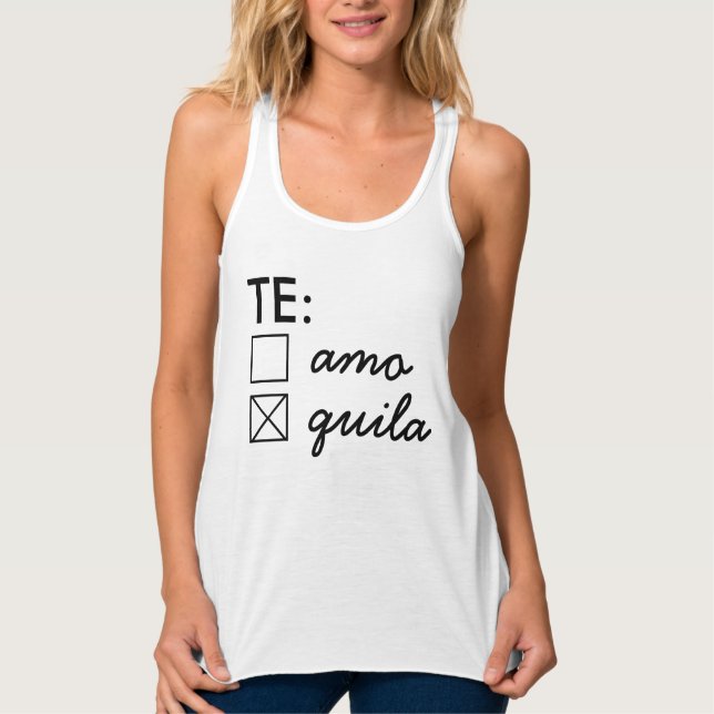 Regata O Tanque de Quila Amo Te (Frente)