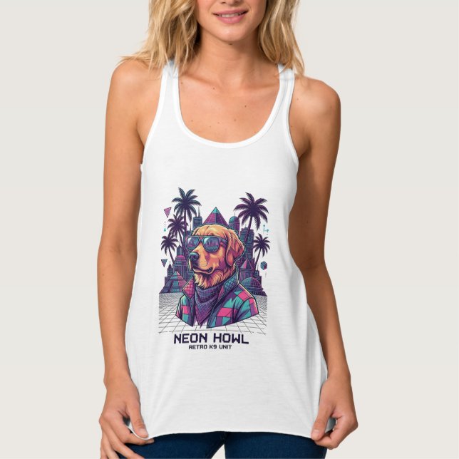 Regata Óculos de Sol de Cachorro da Unidade Retro K9 Neon (Frente)