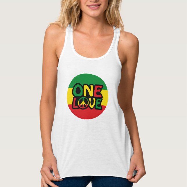 Regata One Love, Reggae design com cores reggae (Frente)