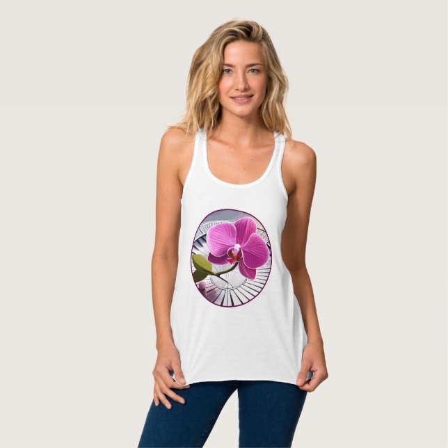 Regata Orquídeas Rosa Expectativas em Prata (Frente Completa)