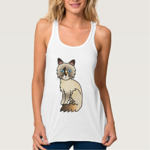 Regata Pássaro Tortoisinferno / Gato de Cartoon Ragdoll