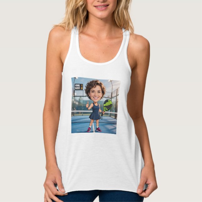 Regata Personalized Paddle/Pickleball Caricature   (Frente)