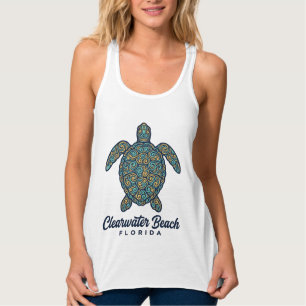 Regata Praia de Clearwater Flórida Tartaruga Marinha Dese